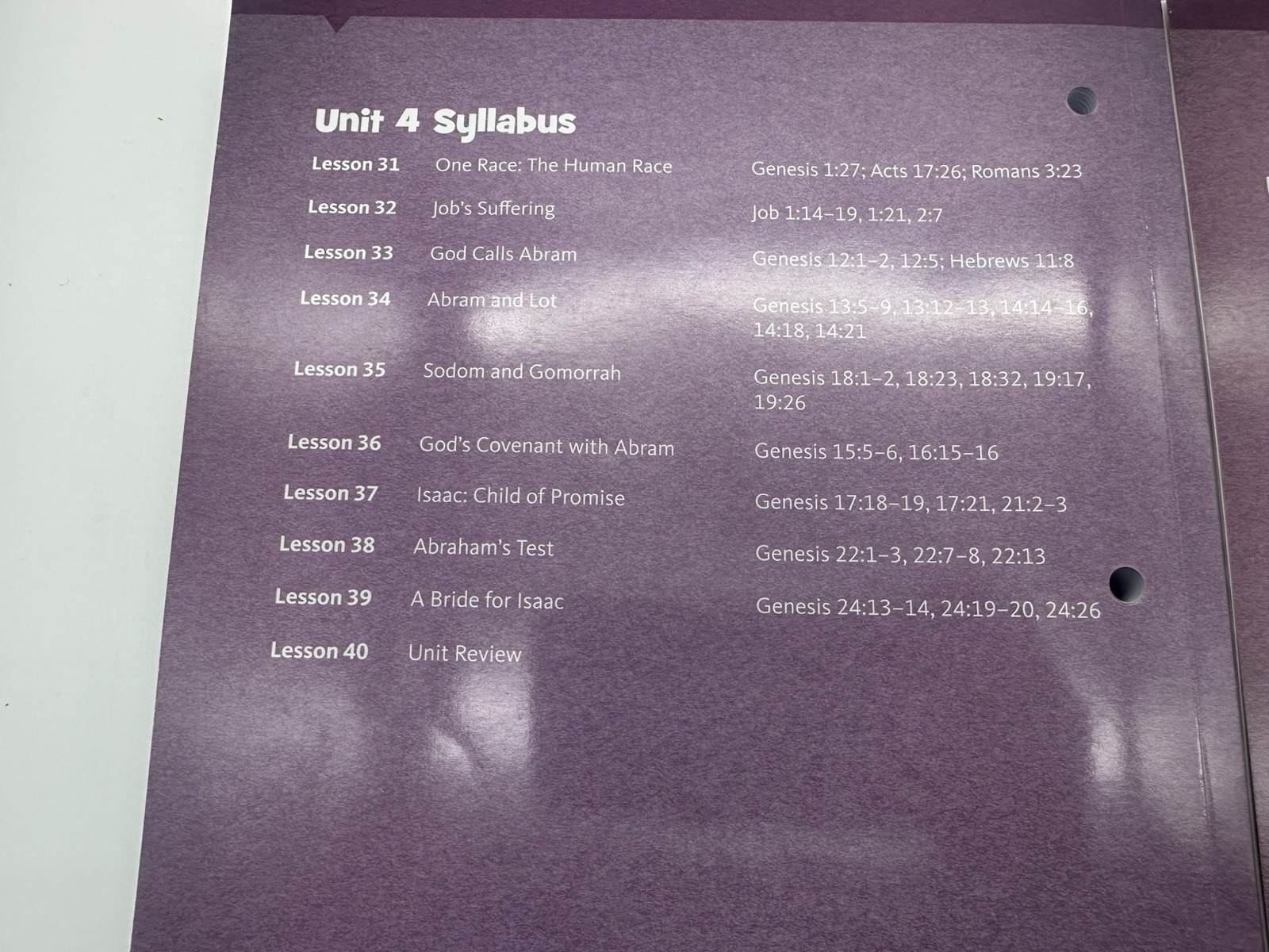 Answers Bible Curriculum Units 1-4 Pre-K-1st Teacher Guides – Great Condition