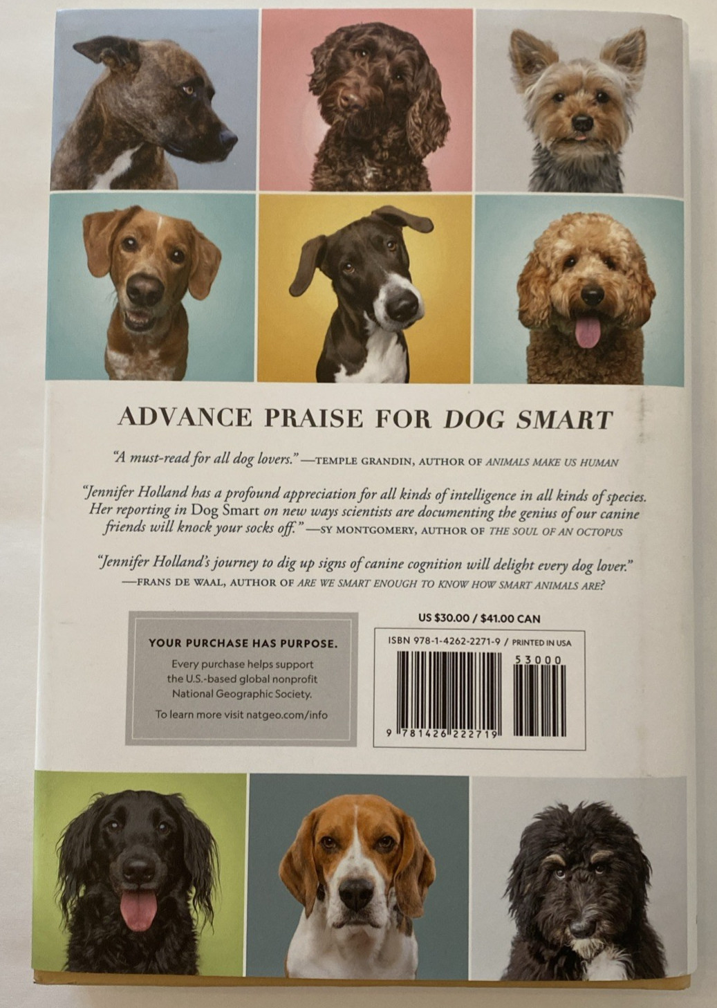 Dog Smart: Life-Changing Lessons – Hardcover, by Holland Jennifer S. – Very Good